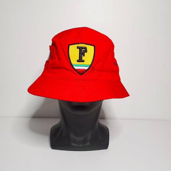Ferrari Other - Mint Ferrari Formula 1 Bucket Hat Red Size 60cm